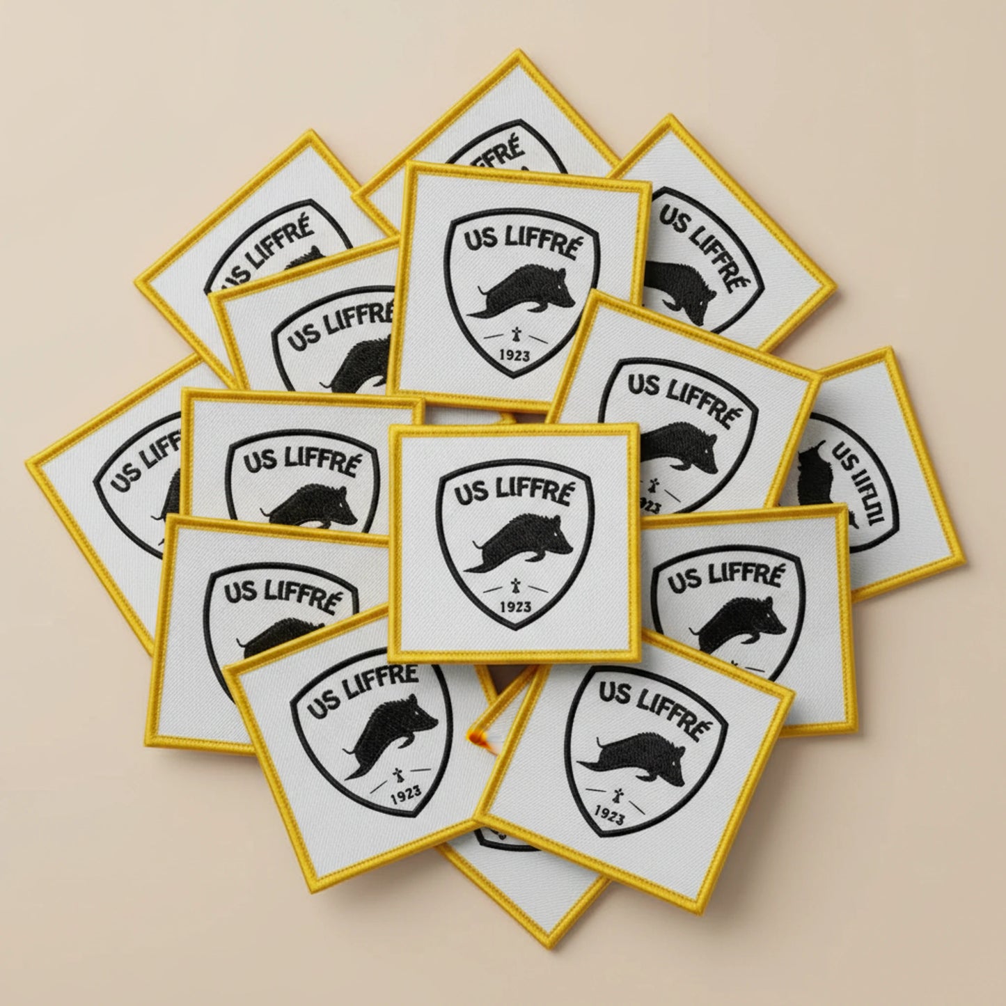 Dos velcro patch brodé PPATCH