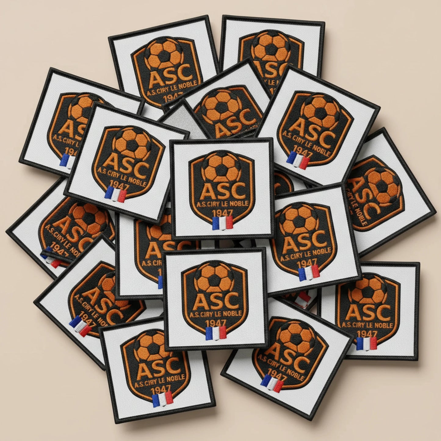 Dos velcro patch brodé PPATCH