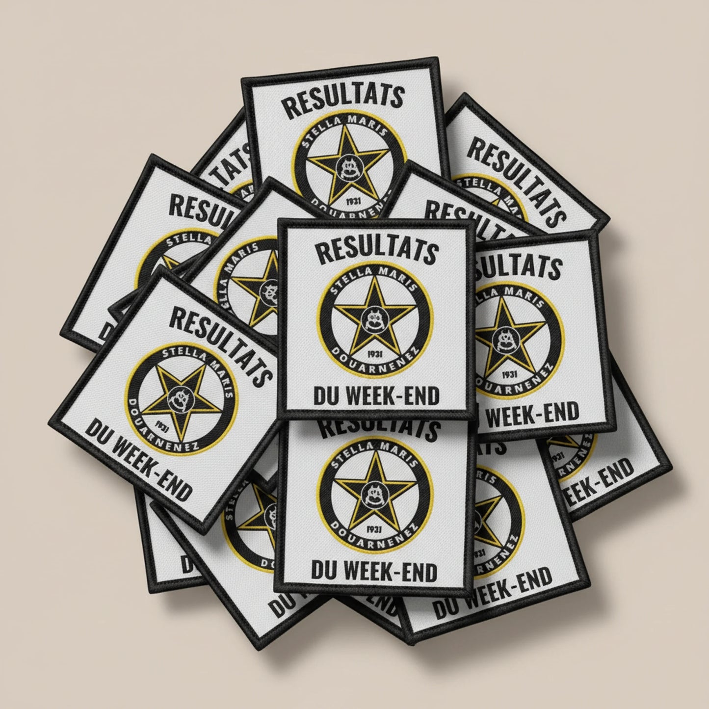 Dos velcro patch brodé PPATCH