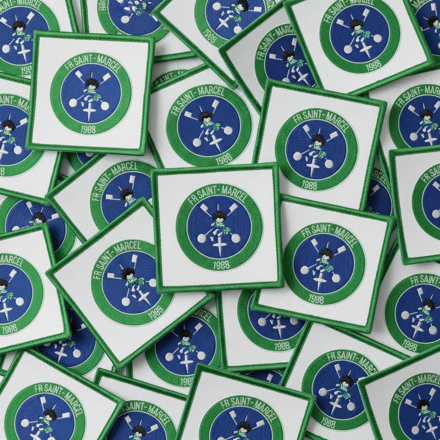 Dos velcro patch brodé PPATCH