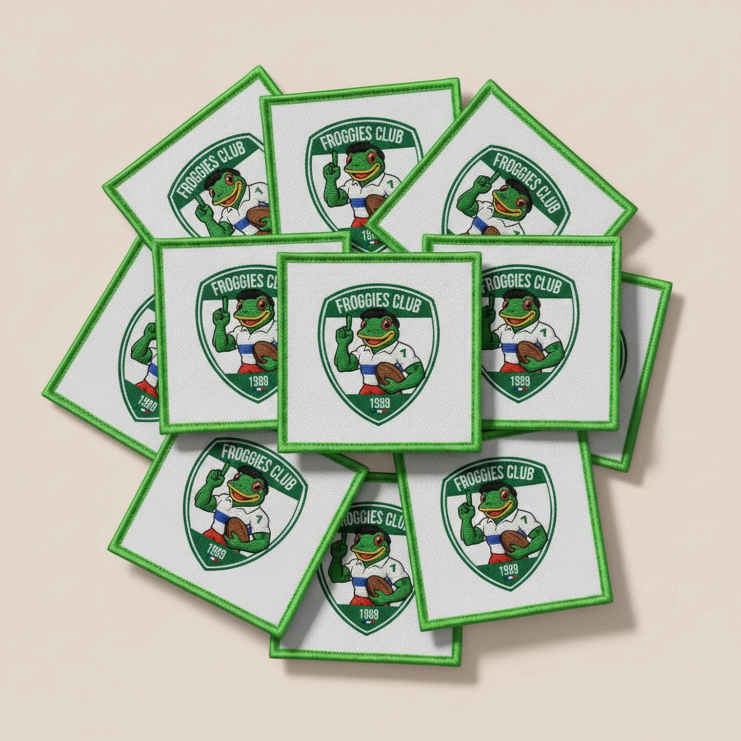 Dos velcro patch brodé PPATCH