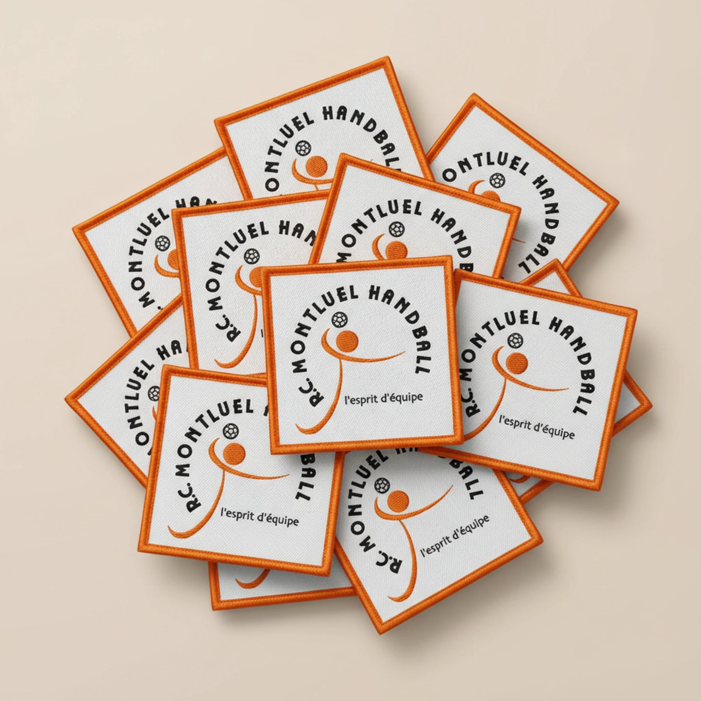 Montluel Racing Club Handball - Dos velcro