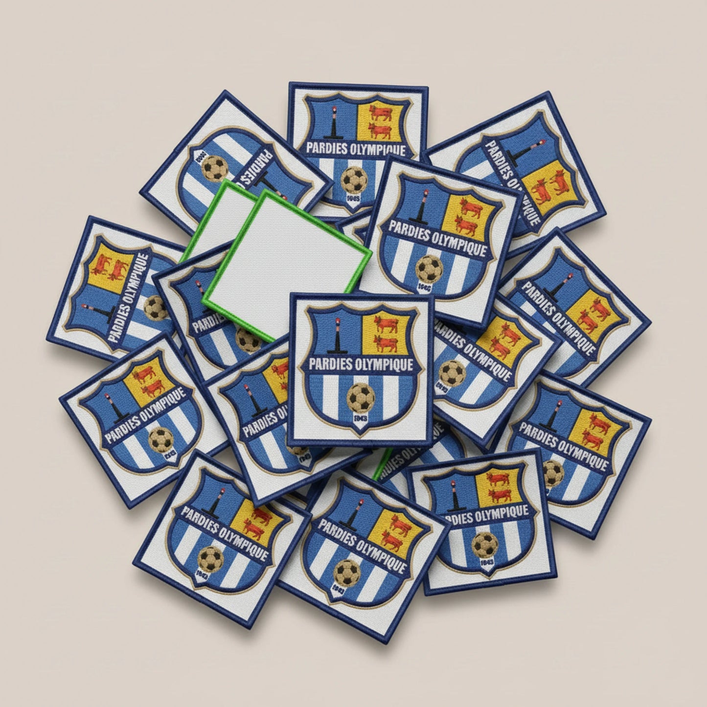 Dos velcro patch brodé PPATCH