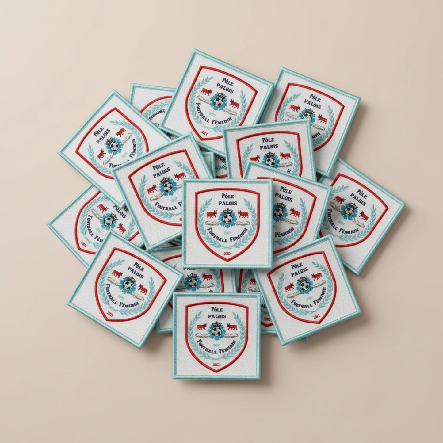 Dos velcro patch brodé PPATCH