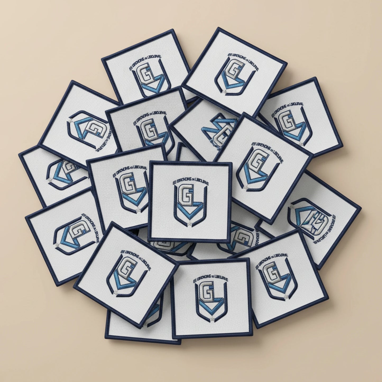 Dos velcro patch brodé PPATCH