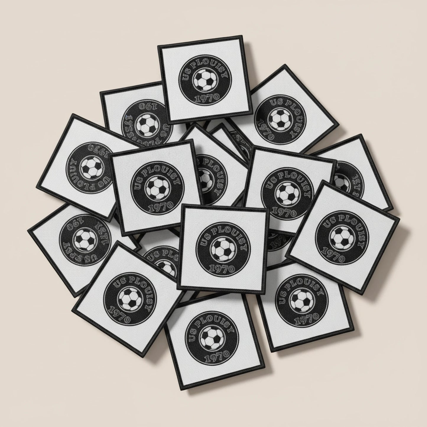 Dos velcro patch brodé PPATCH
