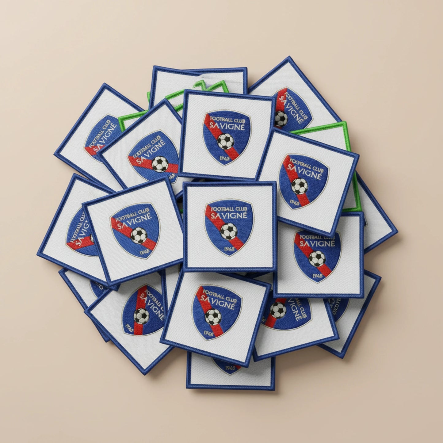 Dos velcro patch brodé PPATCH