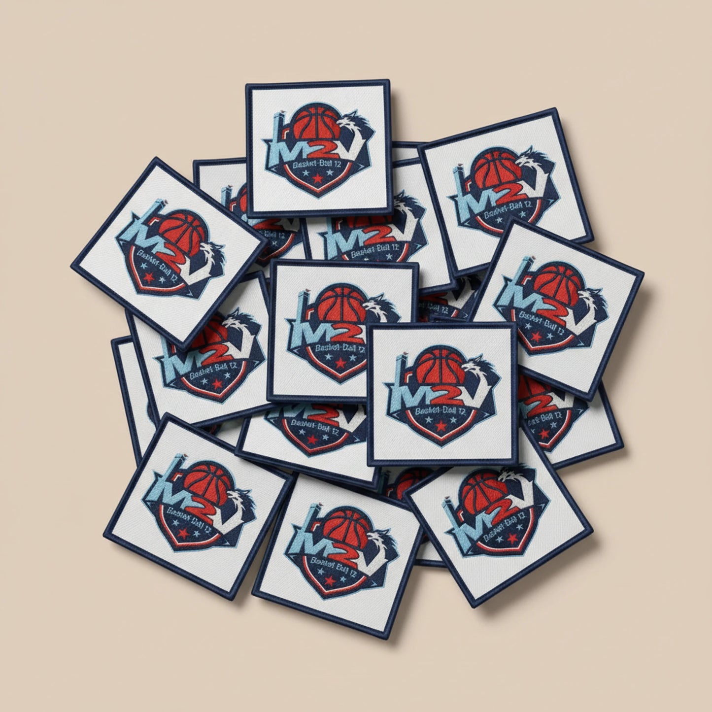 Dos velcro patch brodé PPATCH