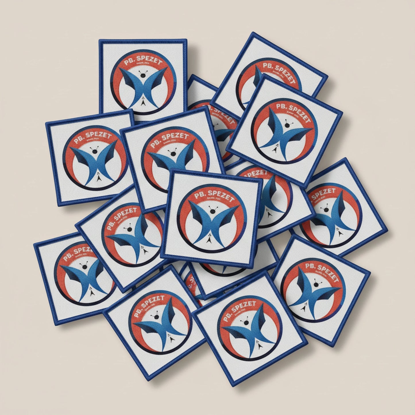 Dos velcro patch brodé PPATCH
