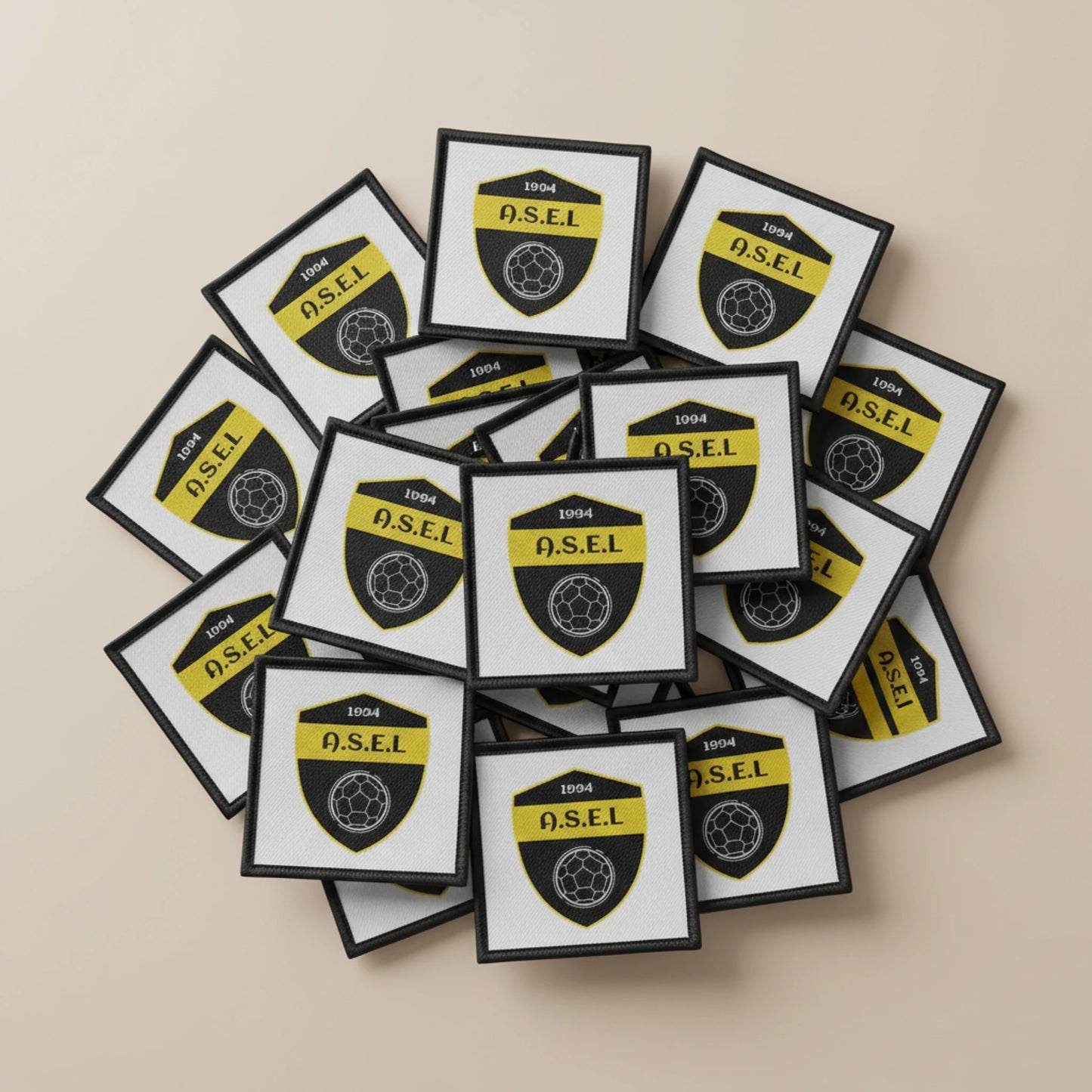 Dos velcro patch brodé PPATCH
