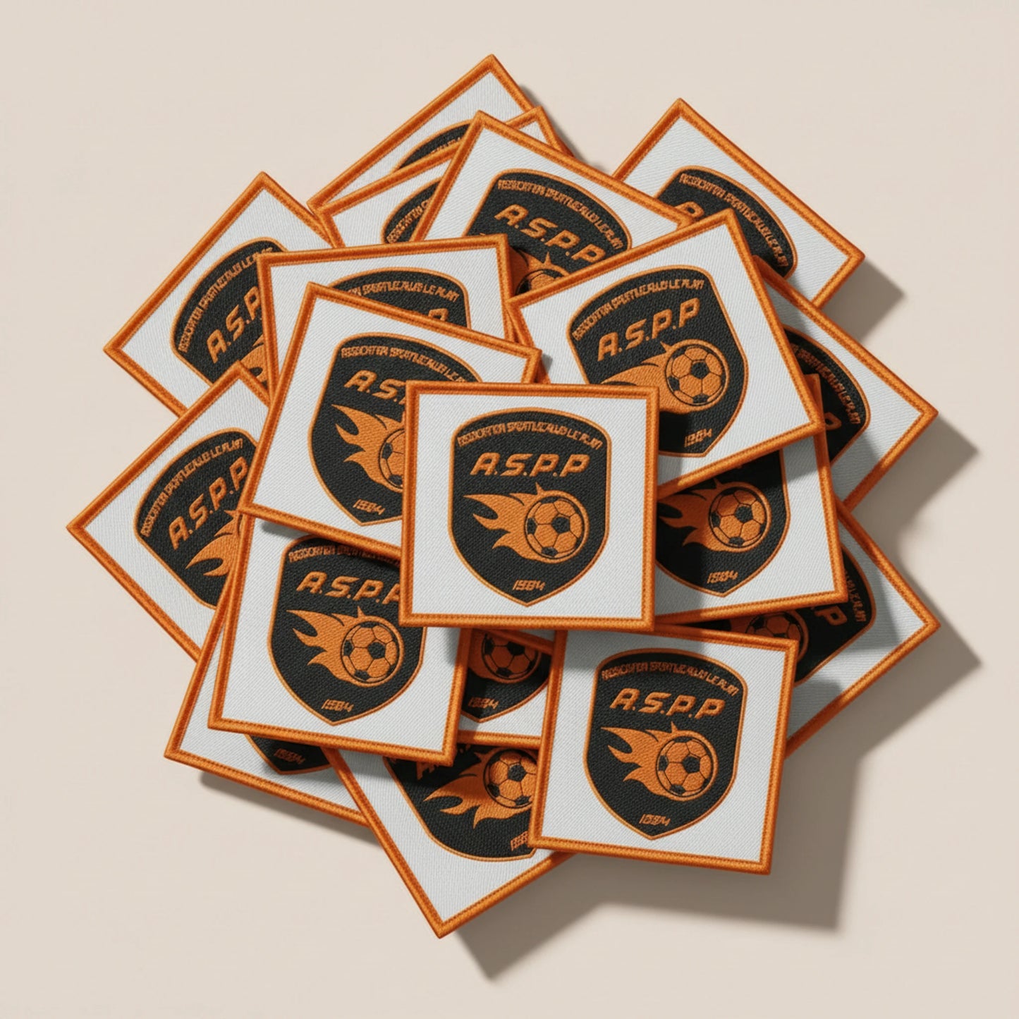 Dos velcro patch brodé PPATCH