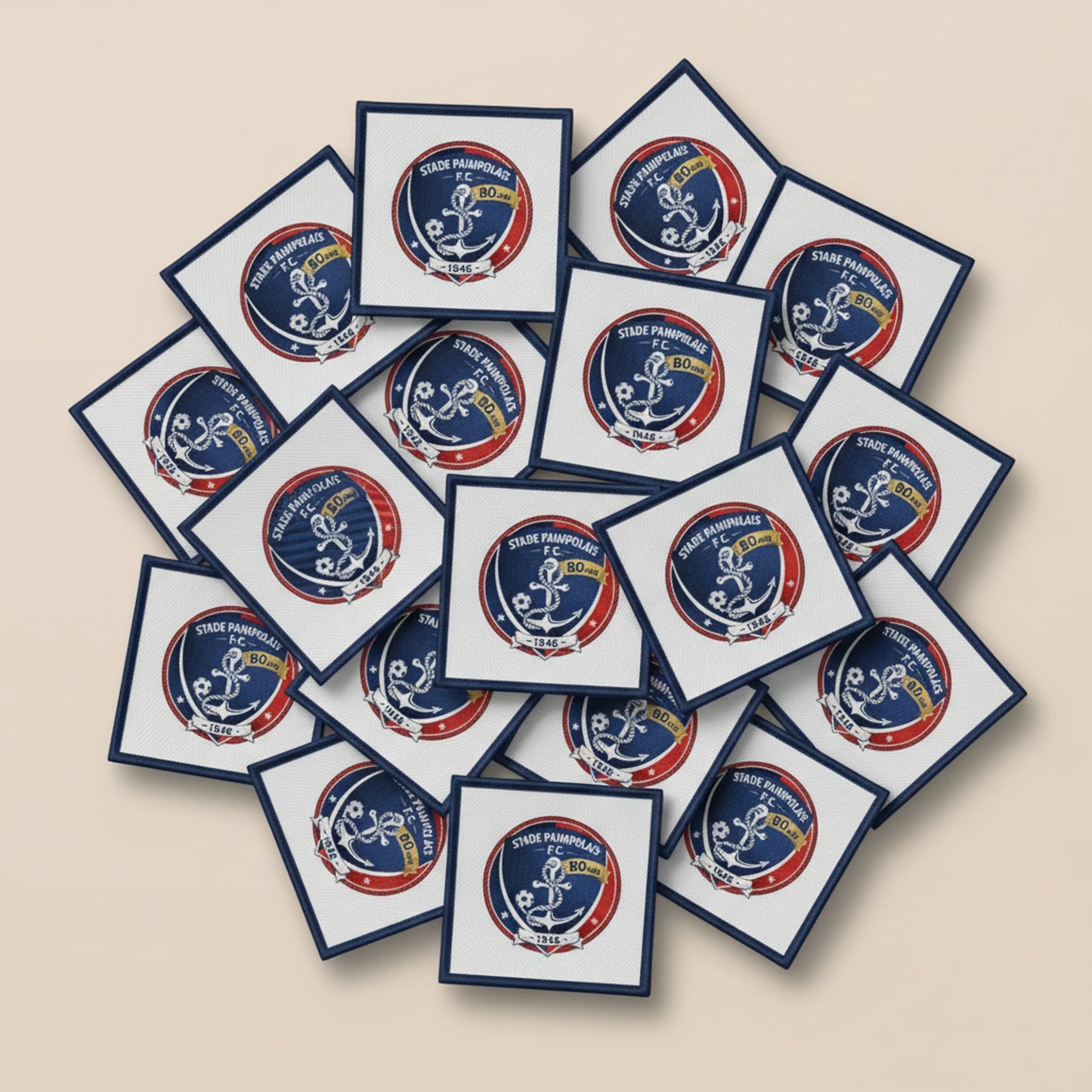 Dos velcro patch brodé PPATCH