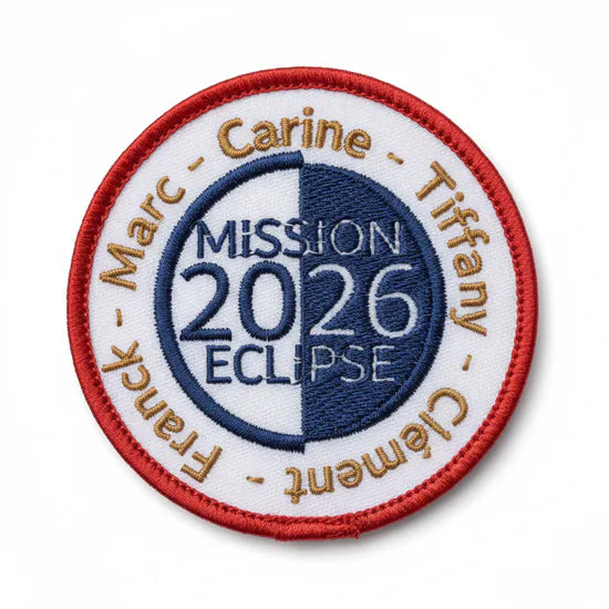 Patch Brodé mission eclipse 6.5 cm | PPATCH - Patch brodé personnalisé