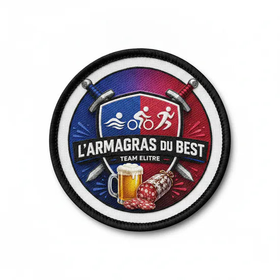 Patch Brodé L'ARMAGRAS DU BEST 6.5 cm | PPATCH - Patch brodé personnalisé