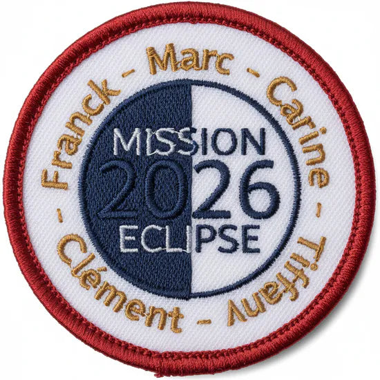 Patch Brodé mission eclipse 6.5 cm | PPATCH - Patch brodé personnalisé