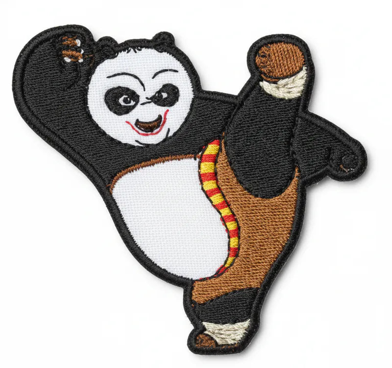 Patch Brodé Kung Fu Panda 3.5 cm | PPATCH - Patch brodé personnalisé