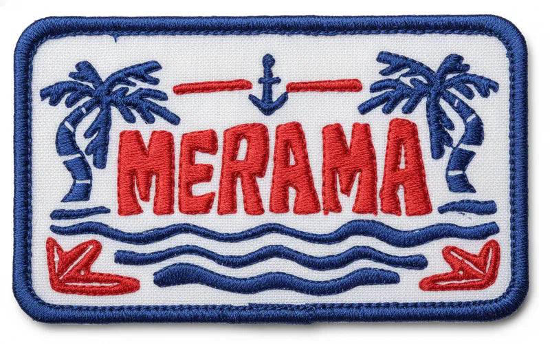Patch Brodé MERAMA 6.5 cm | PPATCH - Patch brodé personnalisé