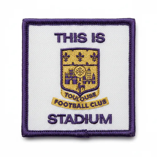 Patch Brodé Toulouse Football Club - Patch brodé personnalisé