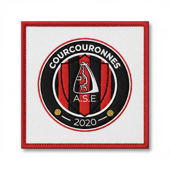 Patch Brodé ASSOCIATION SPORTIVE EVRY COURCOURONNES | PPATCH - Patch brodé personnalisé