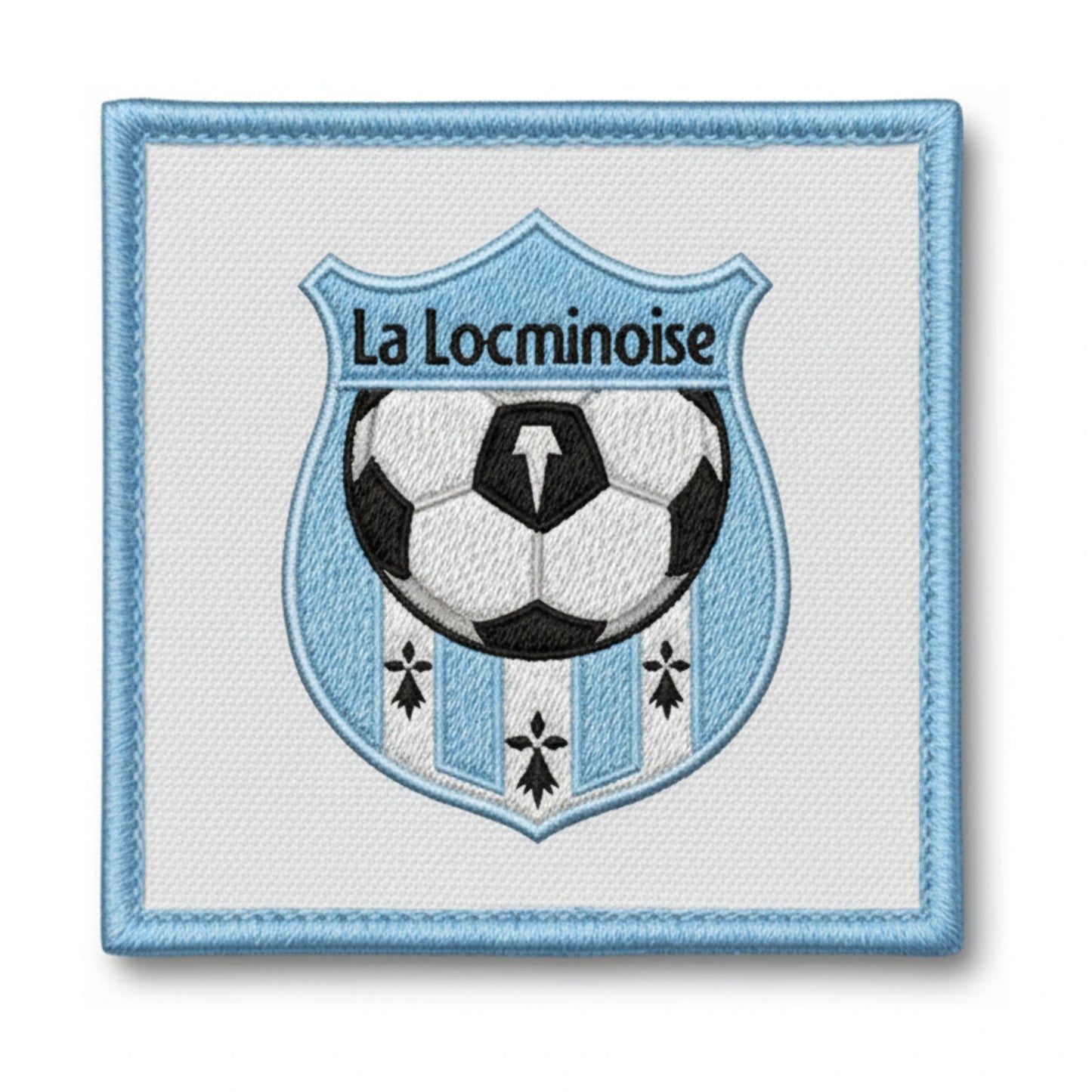 Patch brodé LA LOCMINOISE Football logo