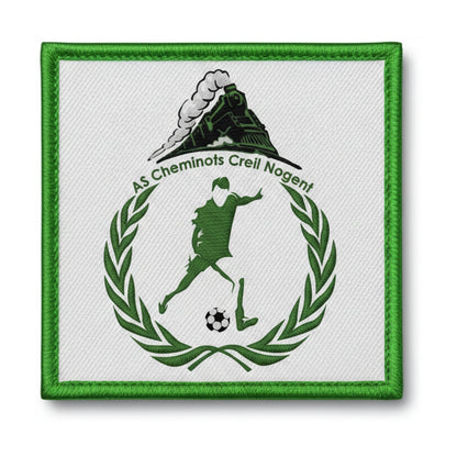 Patch brodé A. S. CHEMINOTS DE CREIL NOGENT Football logo