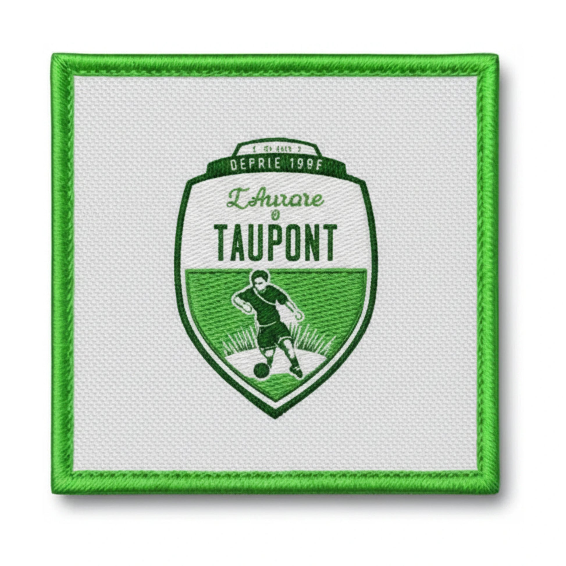 Patch brodé ENT. MOHON ST MALO 3 FONTAINES Football logo