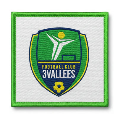 Patch brodé TROIS VALLEES F.C. Football logo