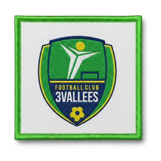 Patch brodé TROIS VALLEES F.C. Football logo