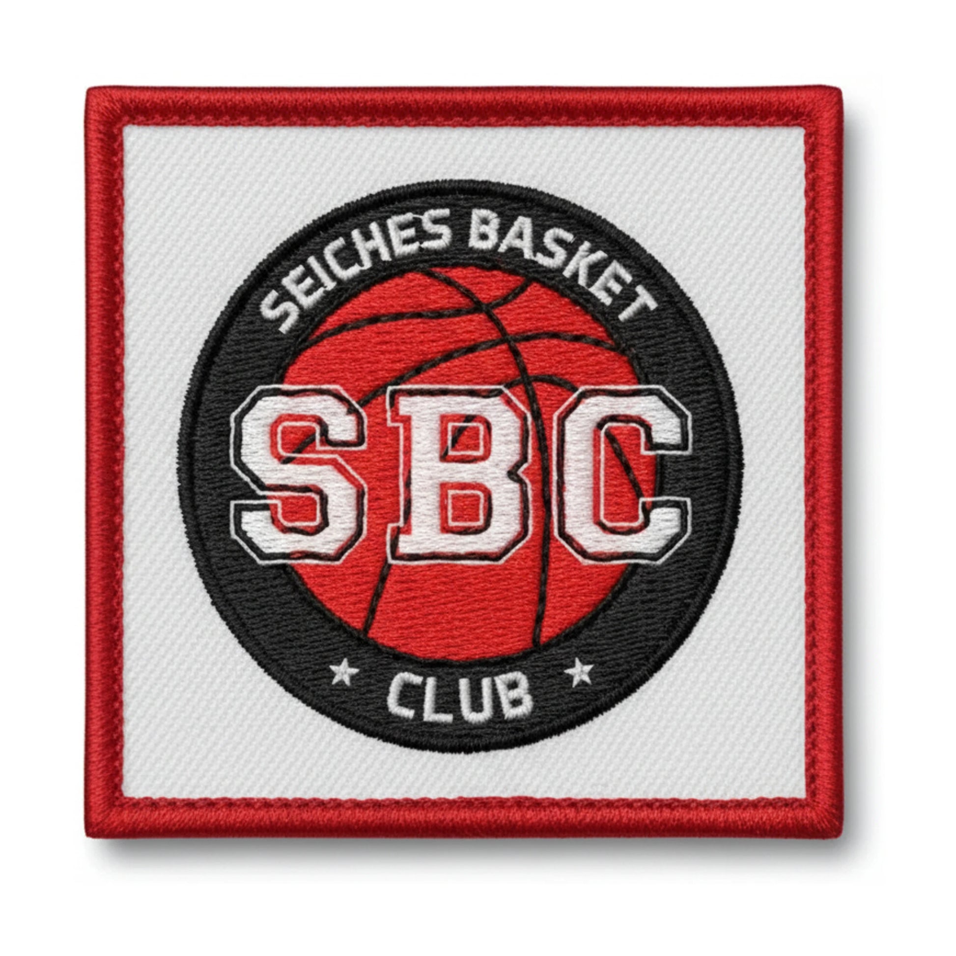Patch brodé Seiches Basket Club Basketball logo