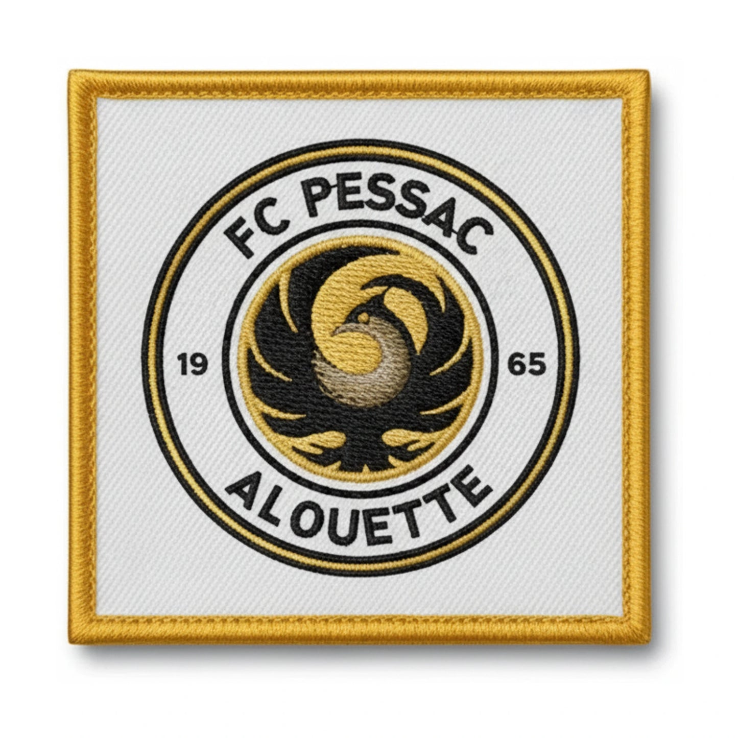 Patch brodé A.S.C. PESSAC ALOUETTE FUTSAL Football logo