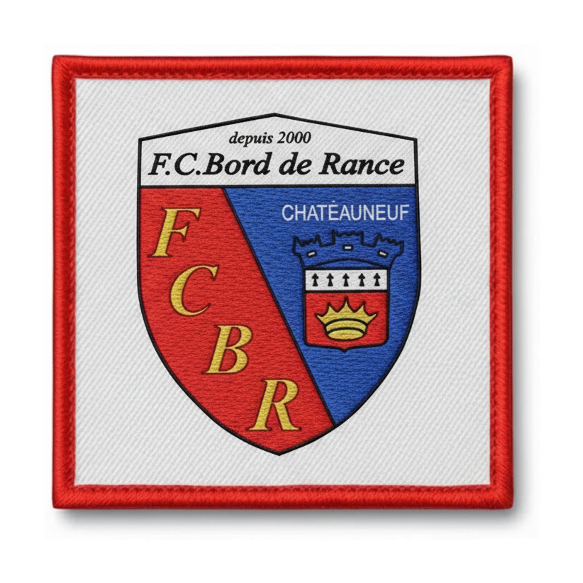 Patch brodé FC Des Bords De Rance St Pere Football logo