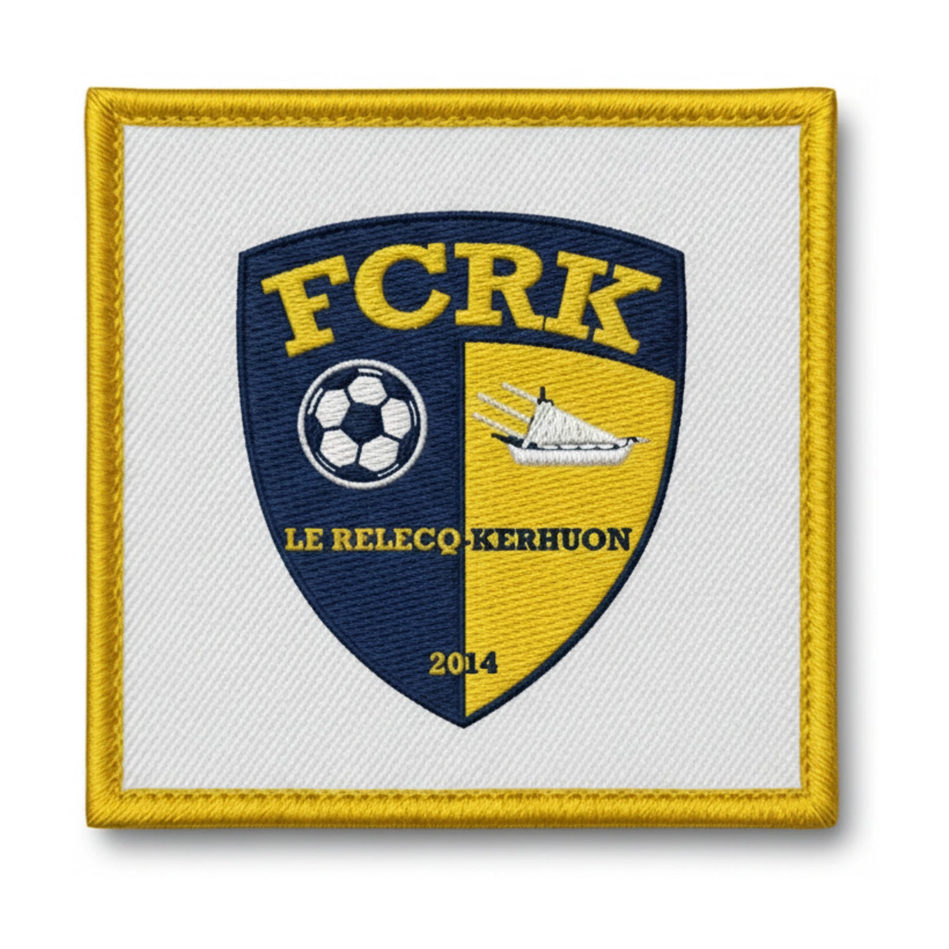 Patch brodé F. C. LE RELECQ KERHUON Football logo