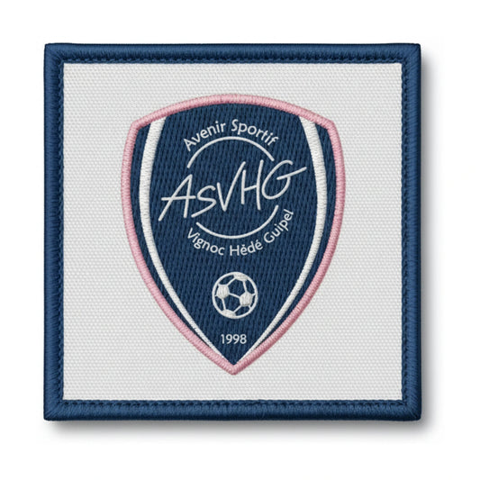 Patch brodé Av sur Vignoc Hede Guipel Football logo