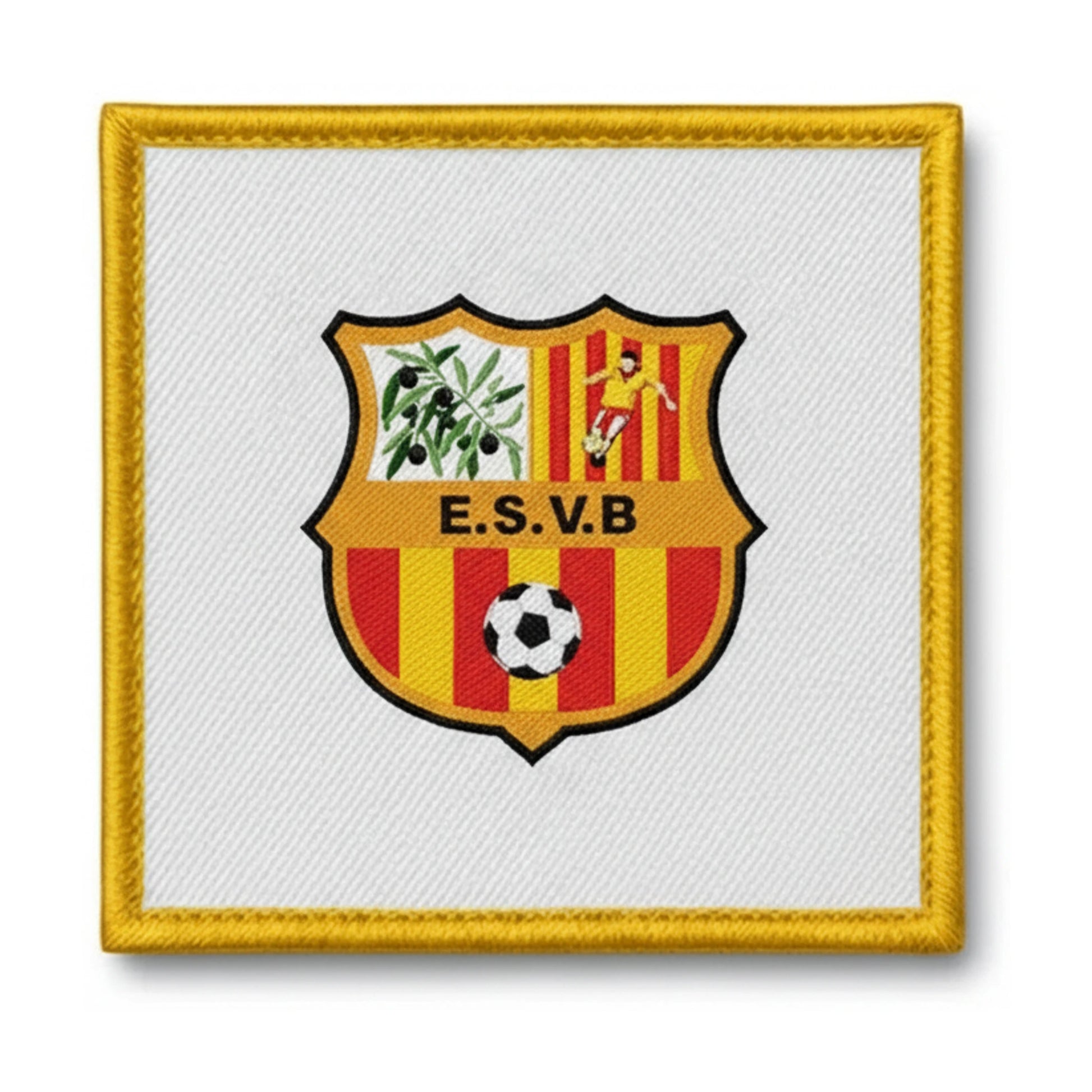 Patch brodé Et sur Vallee Des Baux Maussane Football logo