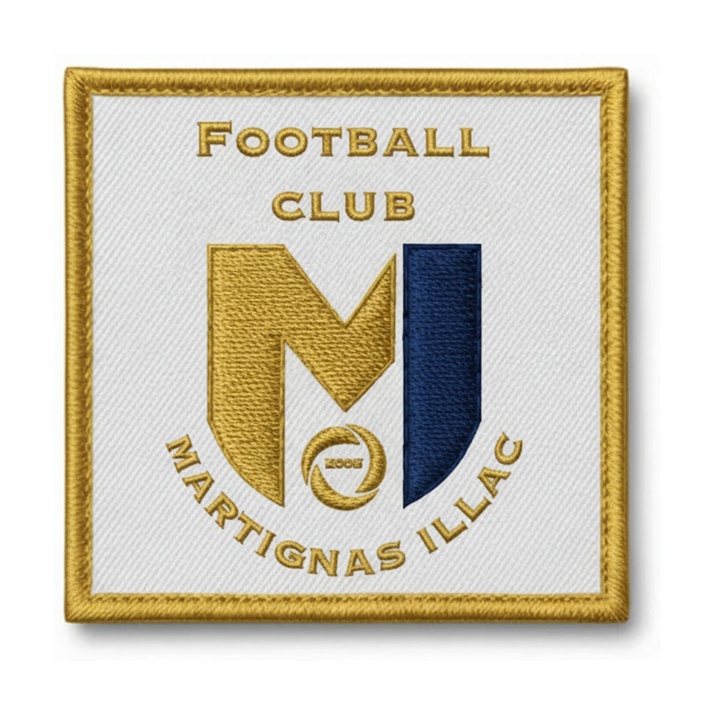 Patch brodé F.C. MARTIGNAS ILLAC Football logo