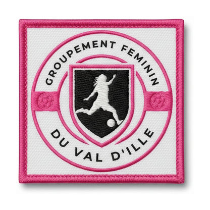 Patch brodé GF DU VAL D'ILLE Football logo