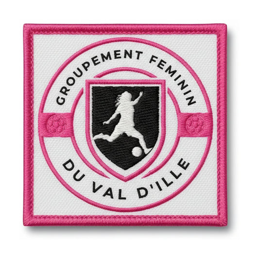 Patch brodé GF DU VAL D'ILLE Football logo