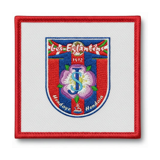 Patch brodé A.S . DES EGLANTINS D'HENDAYE Football logo
