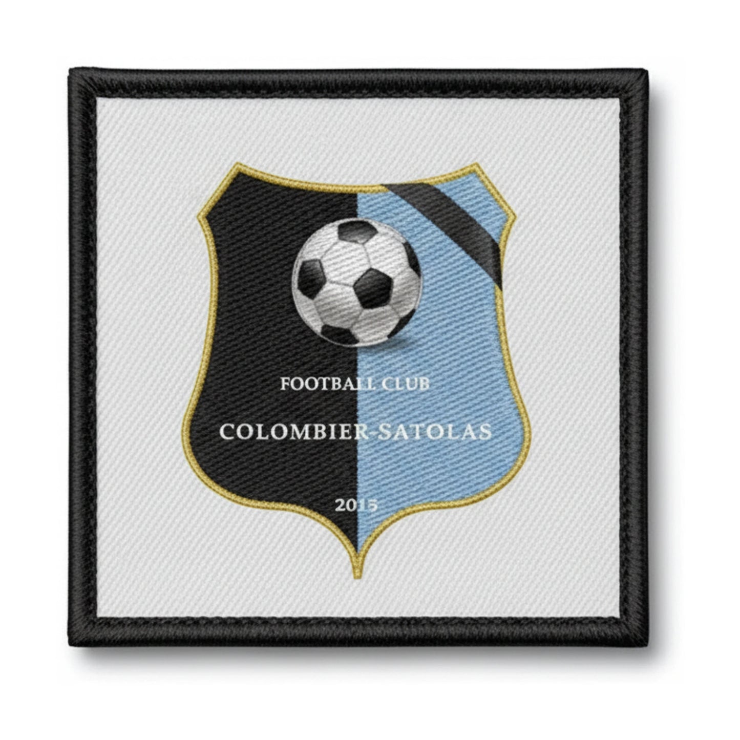 Patch brodé COLOMBIERE F. C. Football logo