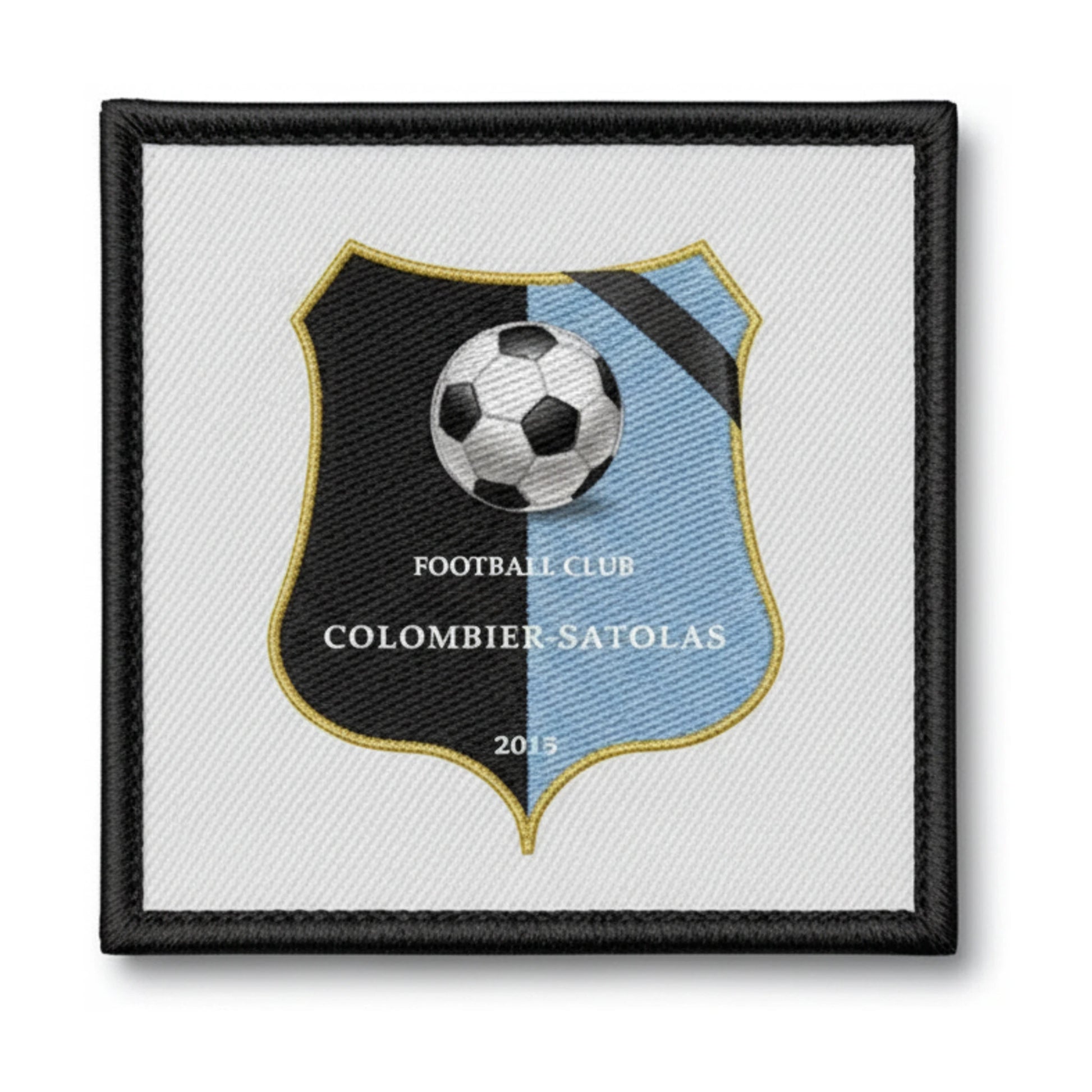 Patch brodé COLOMBIERE F. C. Football logo