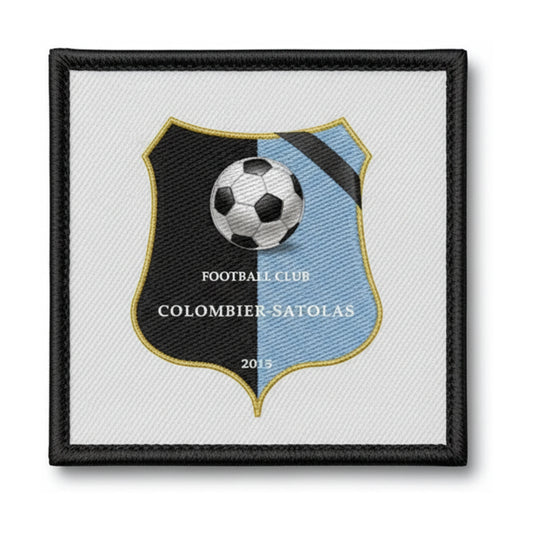 Patch brodé COLOMBIERE F. C. Football logo