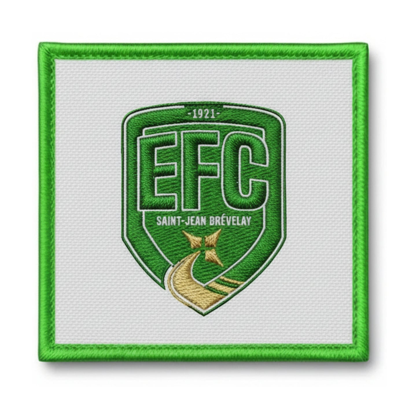 Patch brodé ESPE. F. C. ST JEAN BREVELAY Football logo