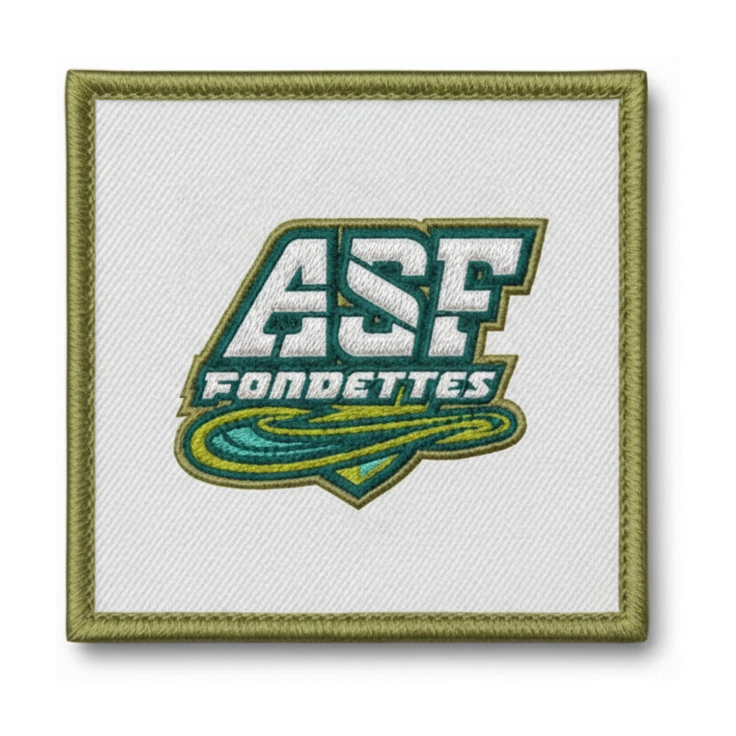 Patch brodé Alerte sur De Fondettes Football logo