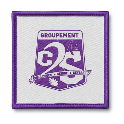 Patch brodé GROUPEMENT CHALLONGES SEMINE SEYSSEL Football logo