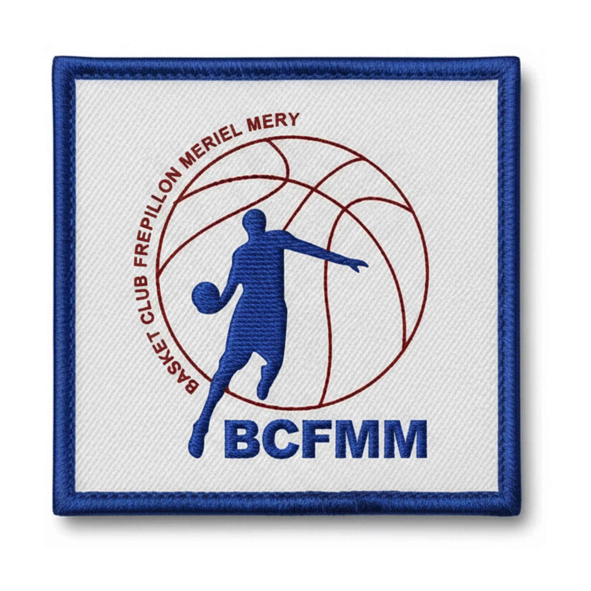 Patch brodé BC Frepillon Meriel Mery Basketball logo