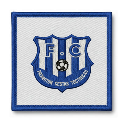 Patch brodé FC Pierroton Cestas Toctoucau Football logo