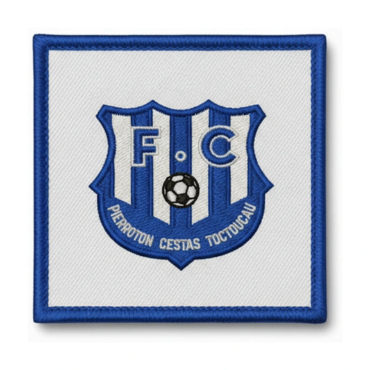 Patch brodé FC Pierroton Cestas Toctoucau Football logo