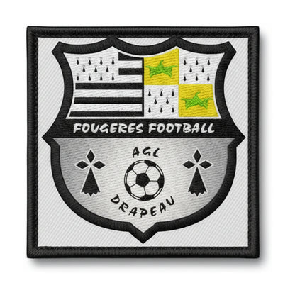 Patch brodé Agl-Drapeau Fougeres Football Football logo