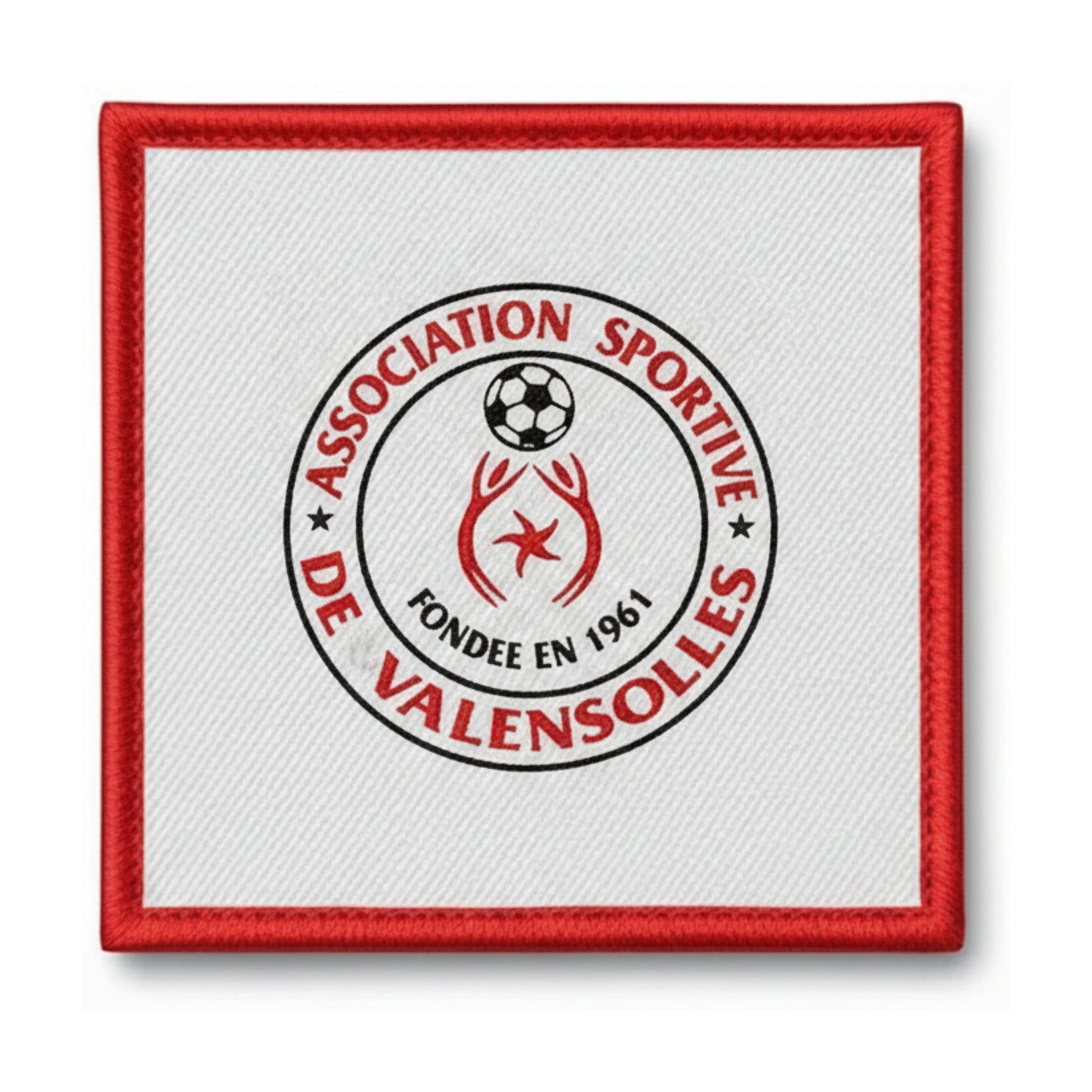 Patch brodé A.S. VALENSOLLES Football logo
