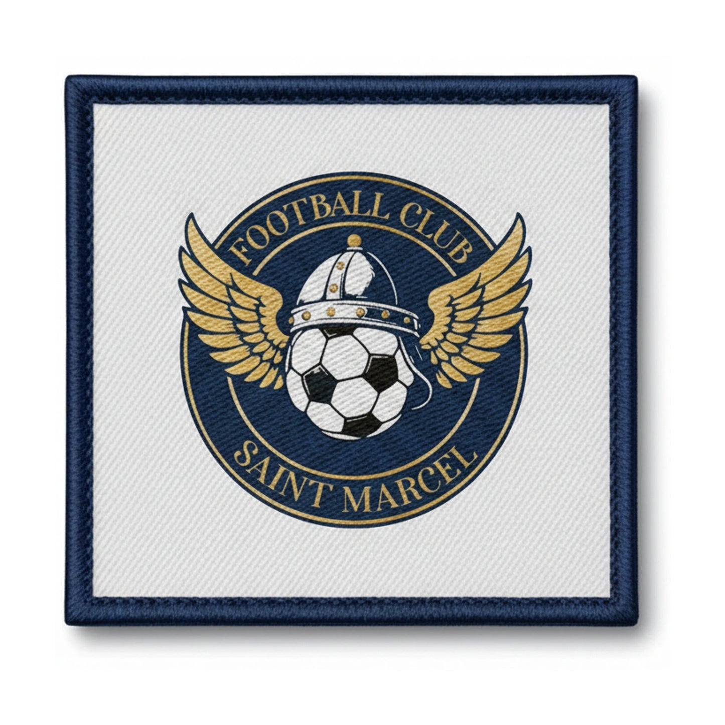 Patch brodé FC SAINT MARCEL Football logo